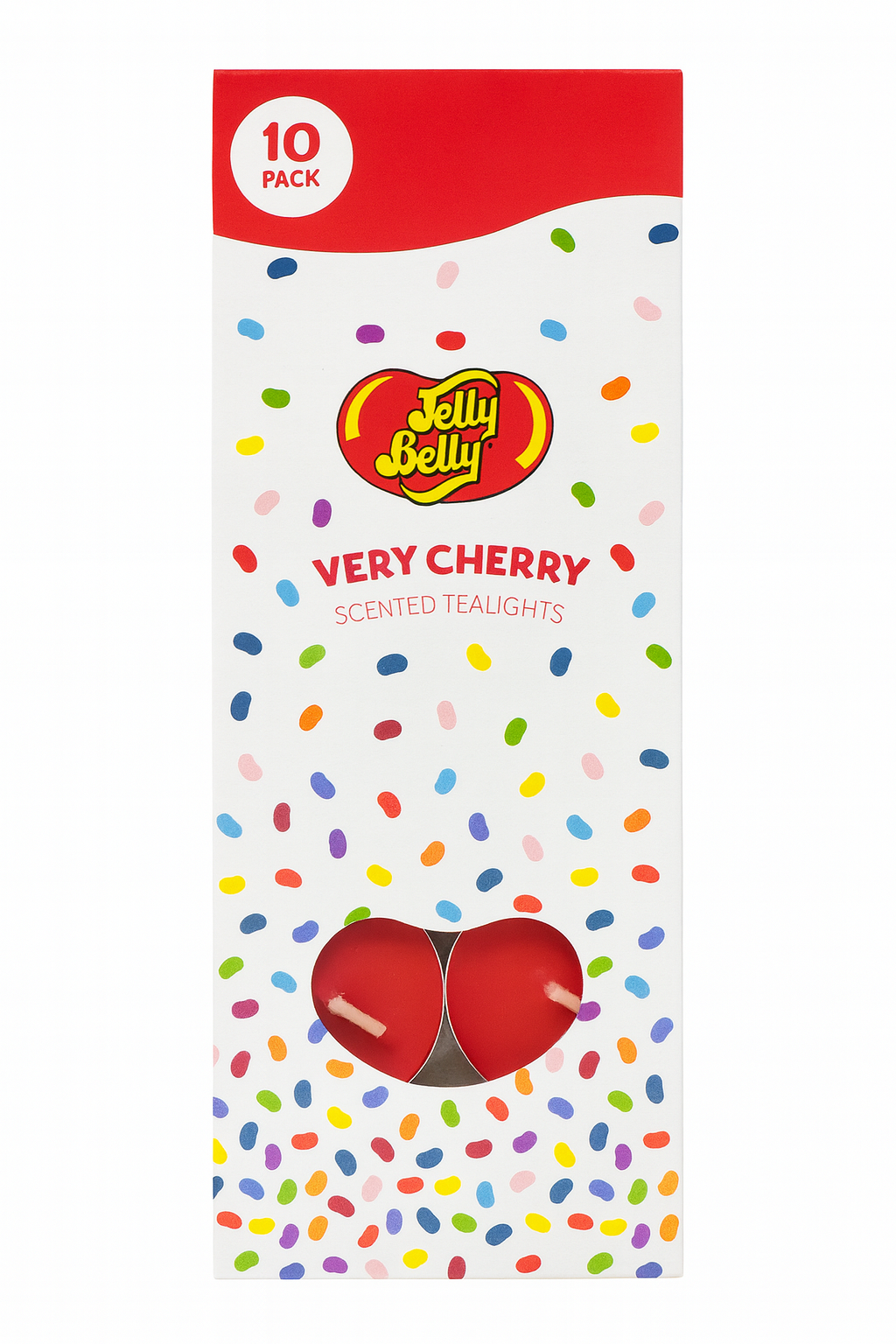 JELLY BELLY TEALIGHTS CHERRY (R) 10pack