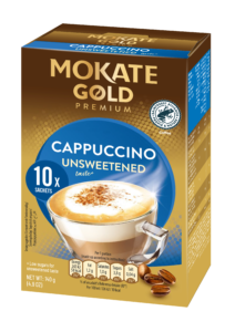 MOKATE GOLD CAPPUCCINO PERMIUM UNSWEETENED TASTE (10x14G)140G