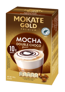 MOKATE GOLD CAPPUCCINO PERMIUM MOCHA DOUBLE CHOCOL FLAVOUR (10x14G) 140G