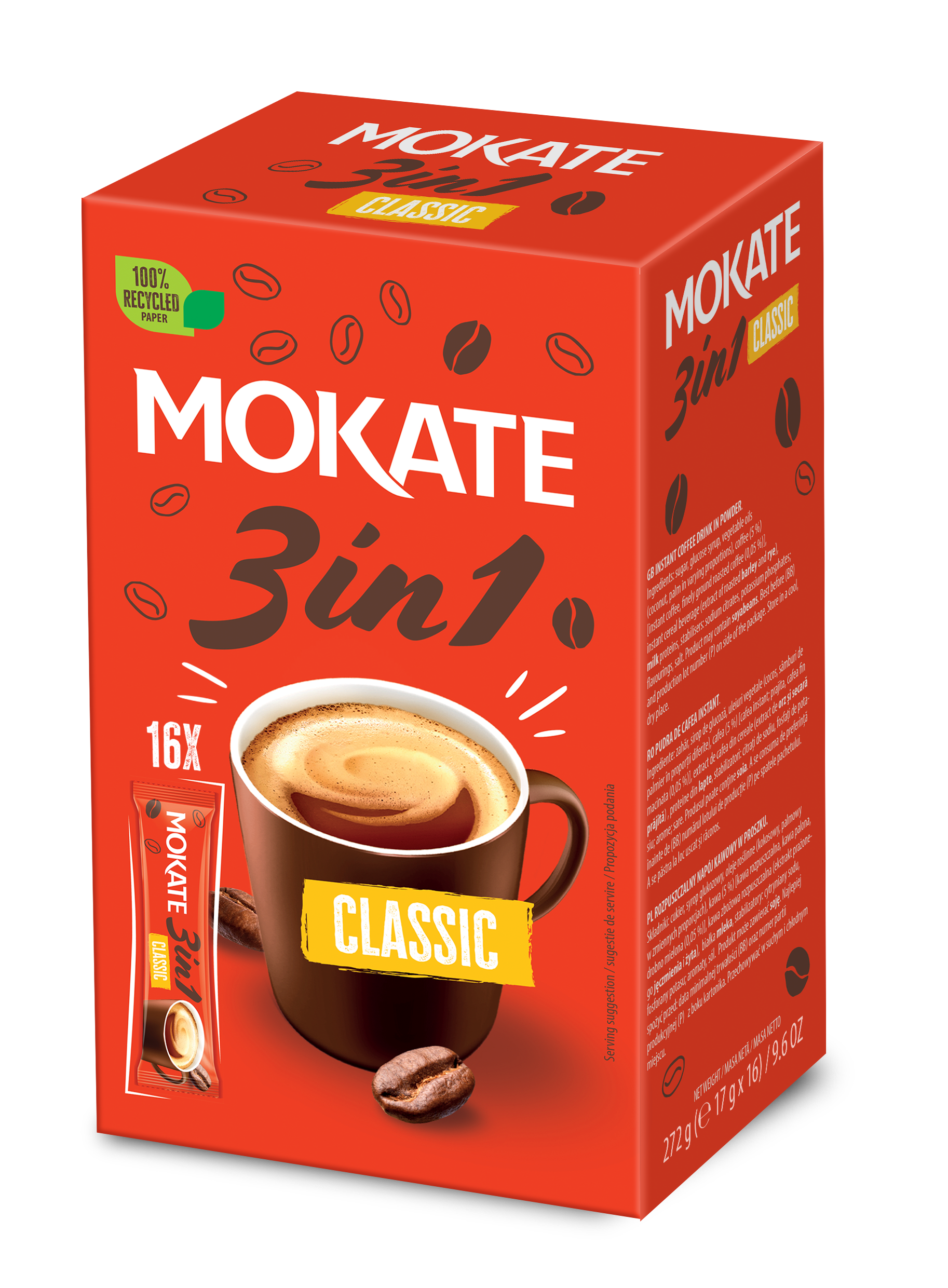 MOKATE 3in1 CLASSIC BOX (16*17g) 272G