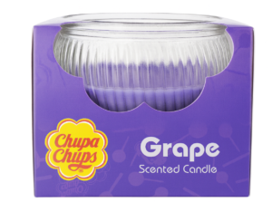 Chupa Chups Candle 3oz Jar Grape 85G