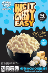Golden Crafts Mac It Cheesy Easy Cheese MushRoom Cheese Hit 100g