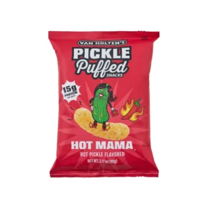 Van Holten’s Hot Mama – Hot Pickle Flavour Puffed Snacks